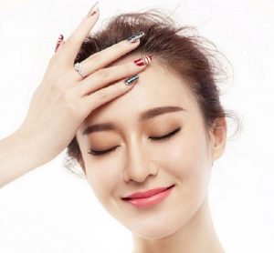 Khuôn mặt hài hòa sau khi điêu khắc chân mày