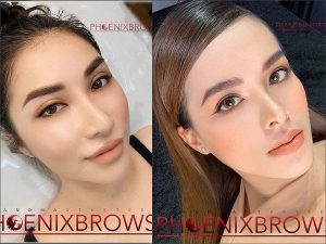 Dáng mày tự nhiên sau khi điêu khắc chân mày 9D